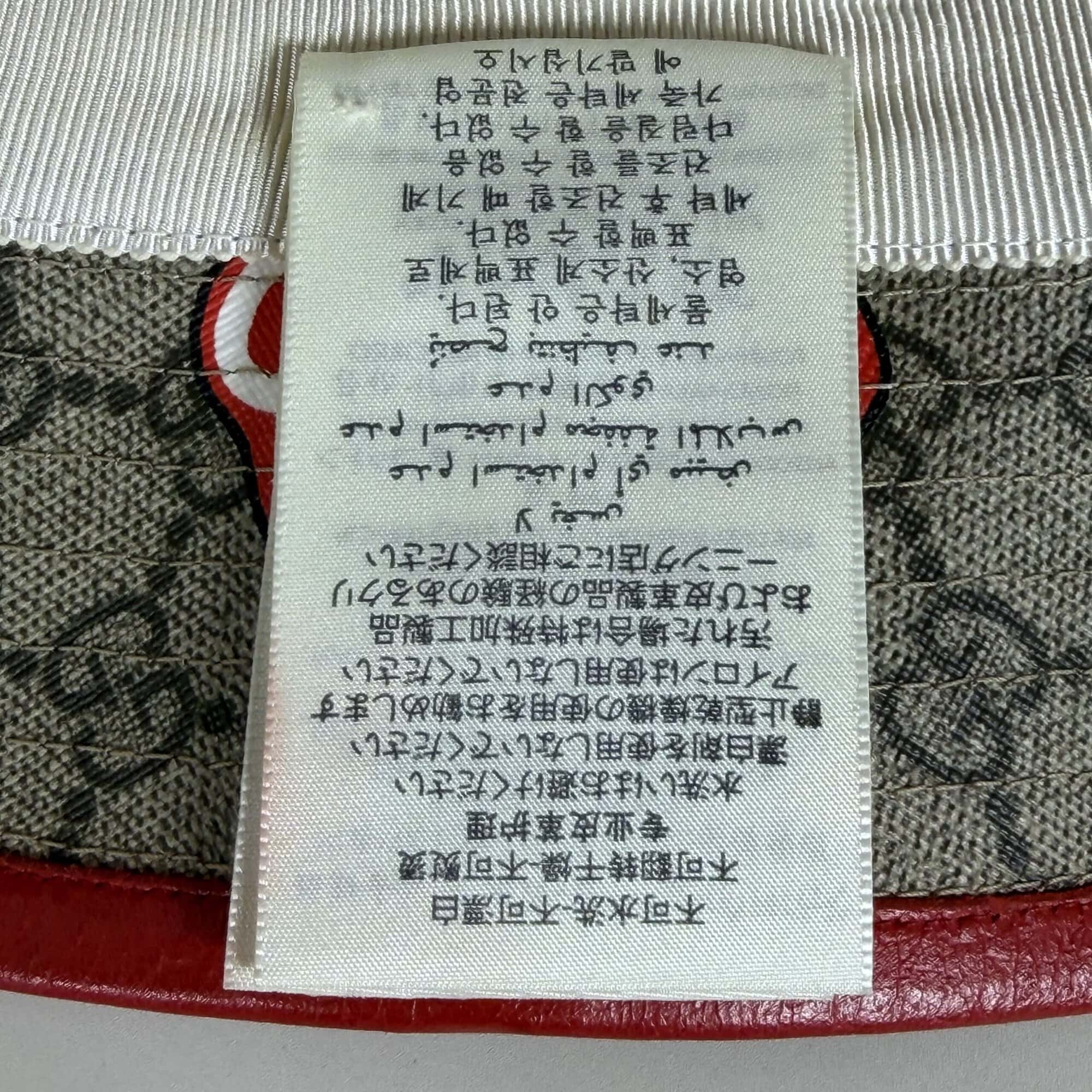 Gucci GG Supreme Monogram Les Pommes Apple Bucket Hat - Image 10