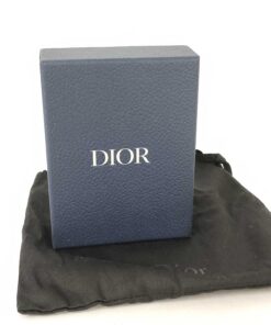 Christian Dior Men's Matte Black CD Quick-Release Tactical Buckle Grained Leather Belt - Image 7