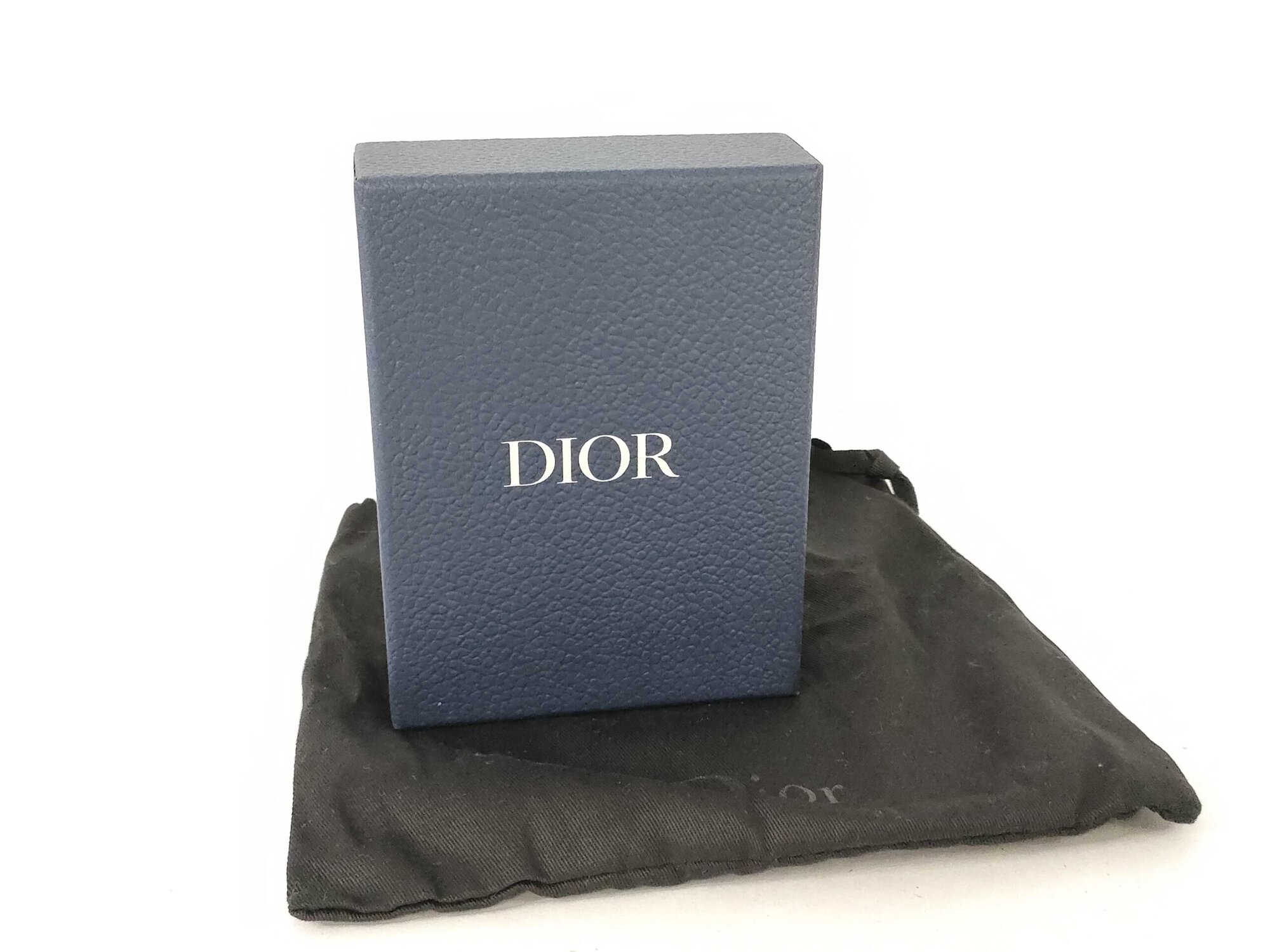 Christian Dior Men's Matte Black CD Quick-Release Tactical Buckle Grained Leather Belt - Image 7