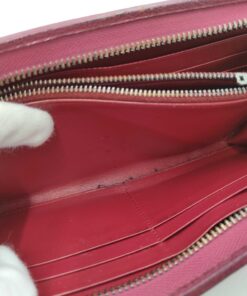 Loewe Coral Red Amazona Cadena Anagram Zip-Around Wallet, additional view 6