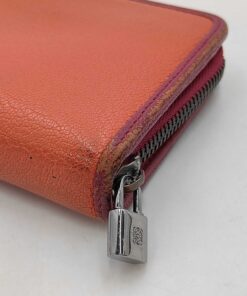 Loewe Coral Red Amazona Cadena Anagram Zip-Around Wallet, additional view 3