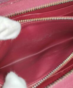 Loewe Coral Red Amazona Cadena Anagram Zip-Around Wallet, additional view 5