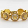 Gianni Versace Medusa Medallion Link Bracelet