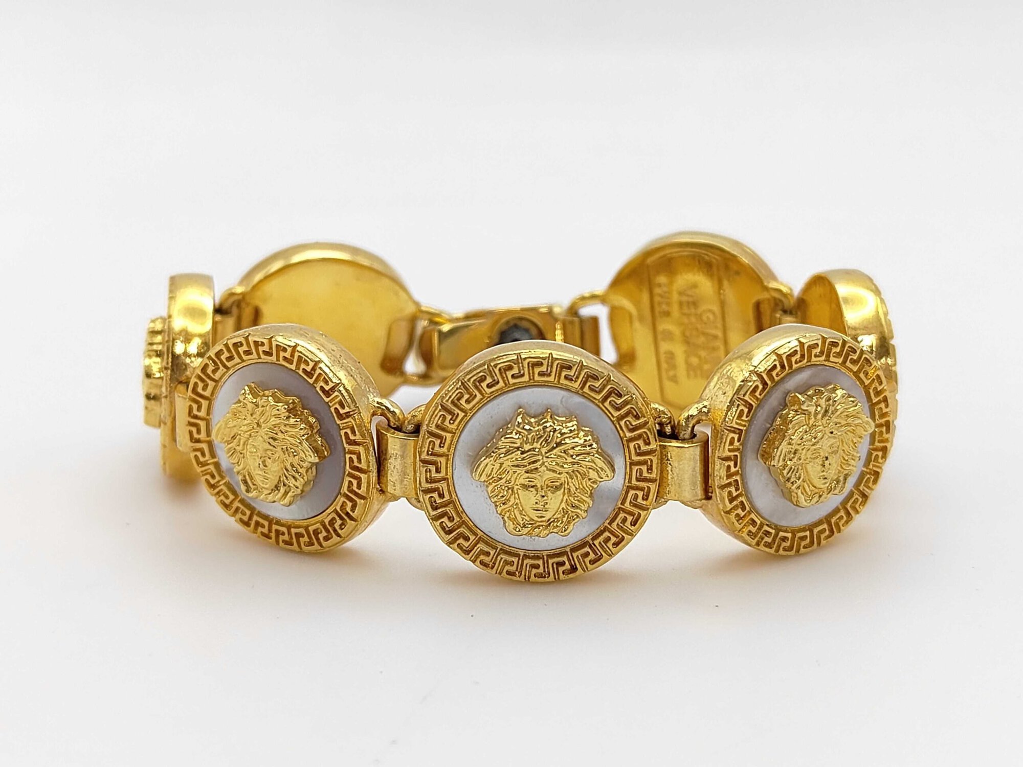 Gianni Versace Medusa Medallion Link Bracelet