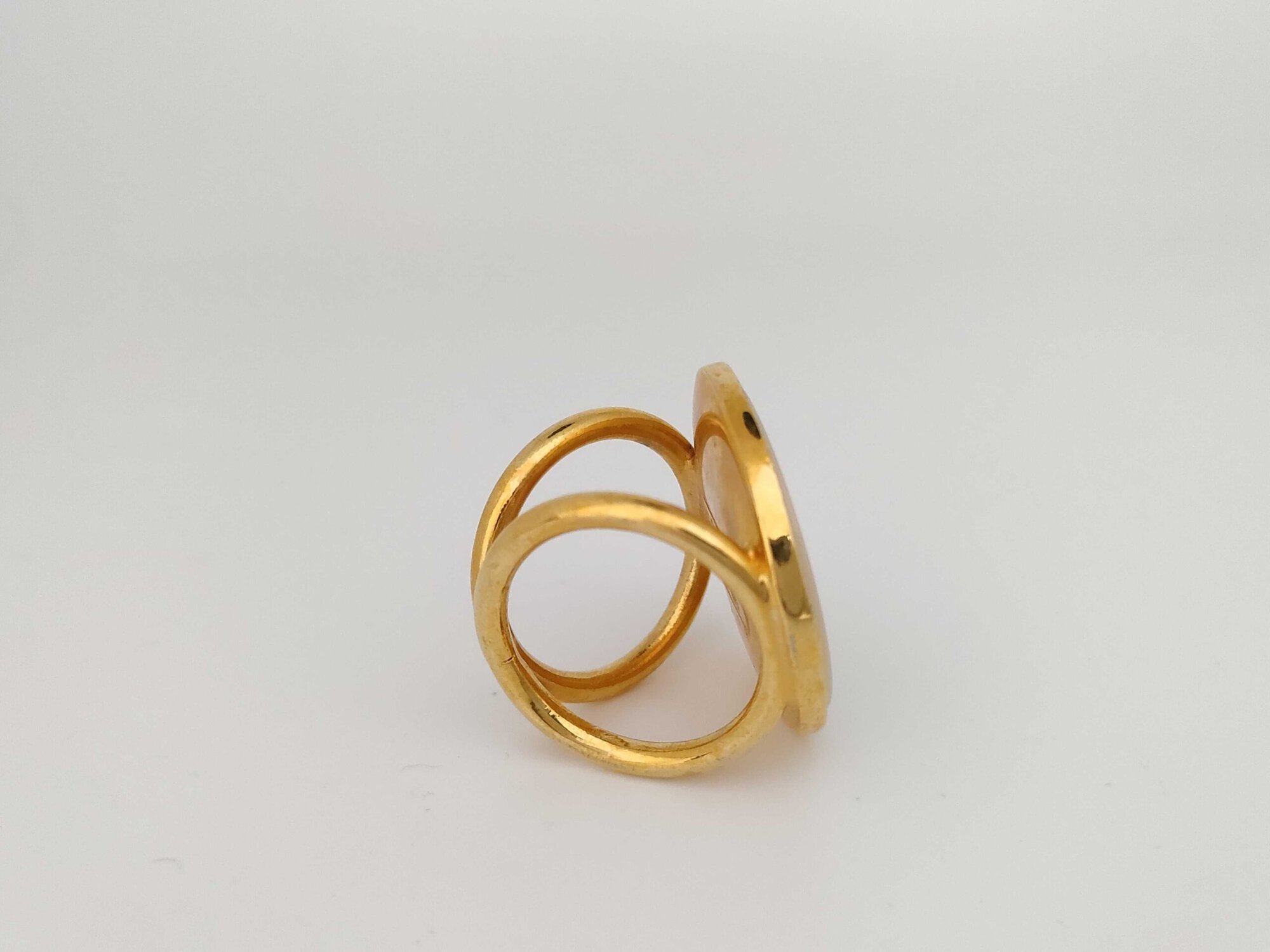Gianni Versace Medusa Greek Key Scarf Ring, additional view 2