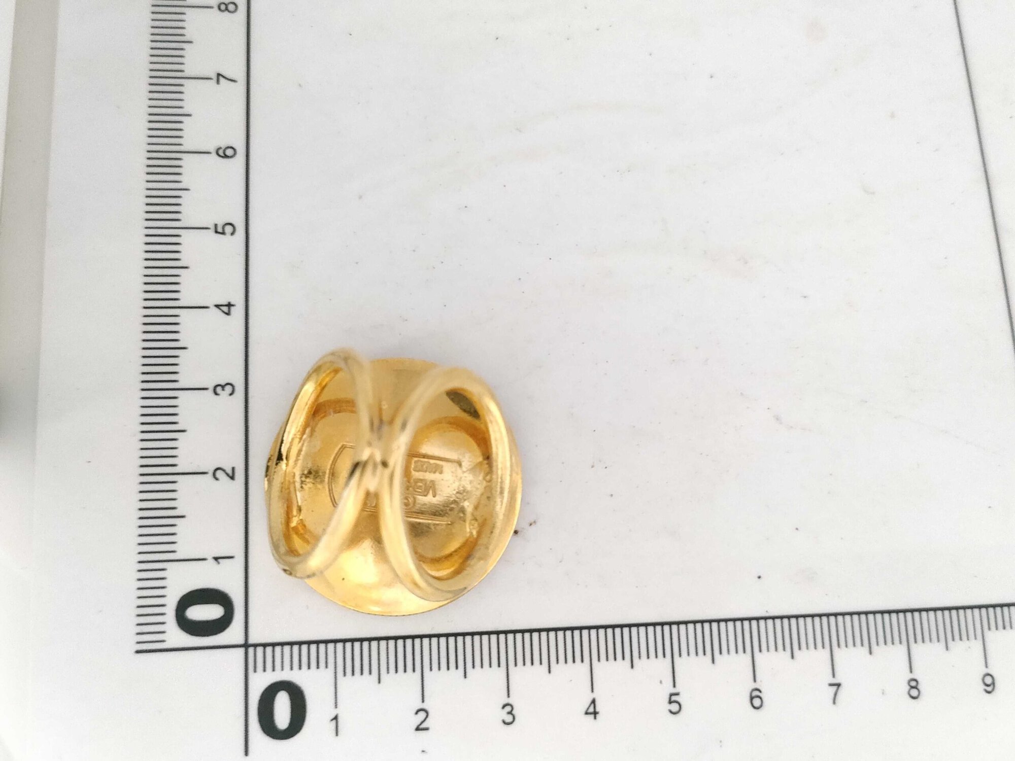 Gianni Versace Medusa Greek Key Scarf Ring, additional view 7