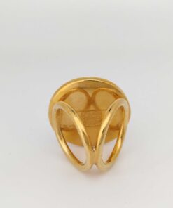 Gianni Versace Medusa Greek Key Scarf Ring, additional view 3