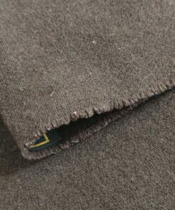 Fendi Dark Brown & Tan Wool Block Logo Stripe Fringed Scarf, additional view 7