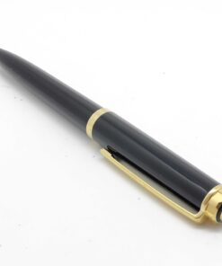 Tiffany & Co. Atlas Black Twist Ballpoint Pen with Gold-Tone Trim