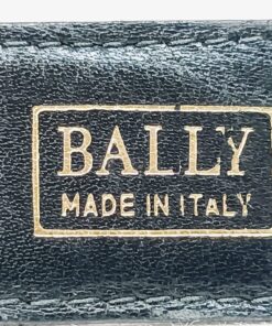 Bally Black & Red Reversible Grained Leather B-Logo Buckle Belt 70/28, additional view 5