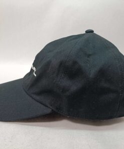 Versace Black Cotton Gianni Script Embroidered Baseball Cap Size 57, additional view 2