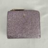 Kate Spade Burgess Court Mica Rose Gold Glitter Compact Bifold Wallet