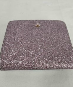 Kate Spade Burgess Court Mica Rose Gold Glitter Compact Bifold Wallet, additional view 3