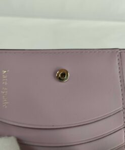 Kate Spade Burgess Court Mica Rose Gold Glitter Compact Bifold Wallet, additional view 7