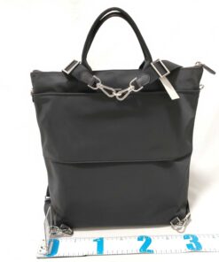 Kate Spade Black KSNYL Recycled Nylon Sam Convertible Laptop Backpack Tote - Image 2