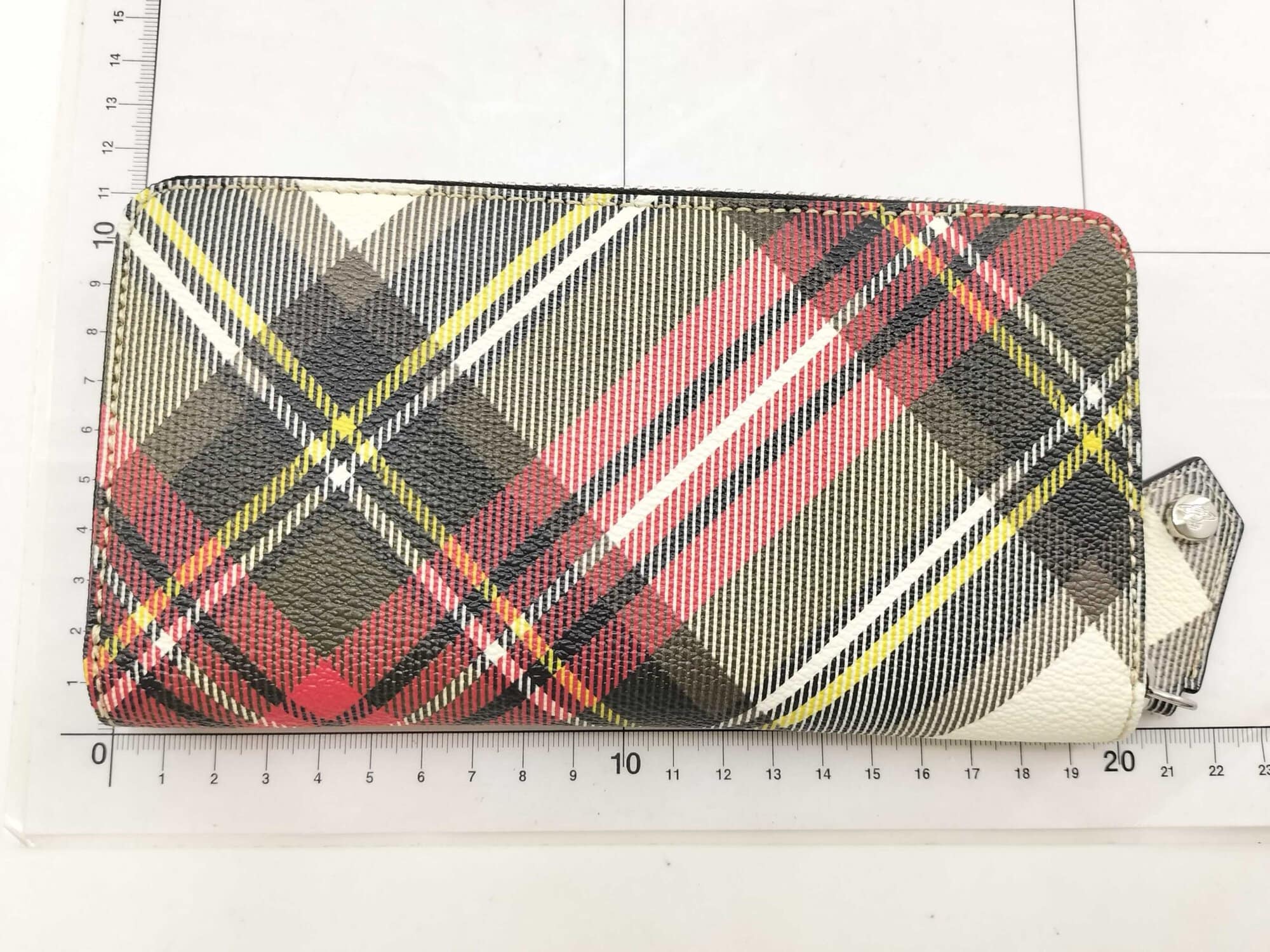Vivienne Westwood Tartan Check Zip-Around Long Continental Wallet, additional view 2