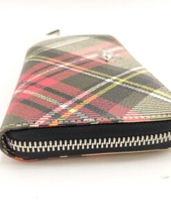 Vivienne Westwood Tartan Check Zip-Around Long Continental Wallet, additional view 3