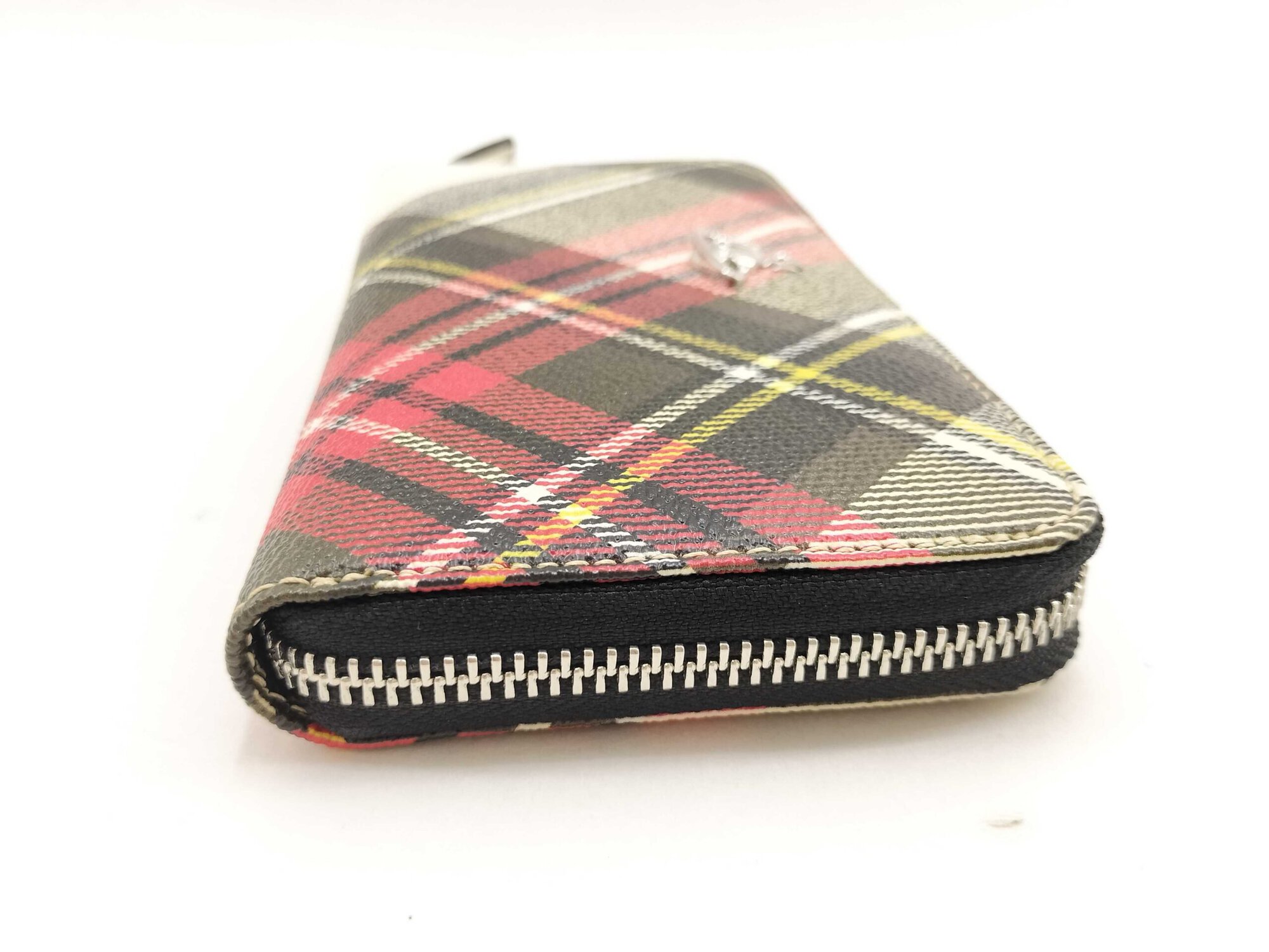 Vivienne Westwood Tartan Check Zip-Around Long Continental Wallet, additional view 3