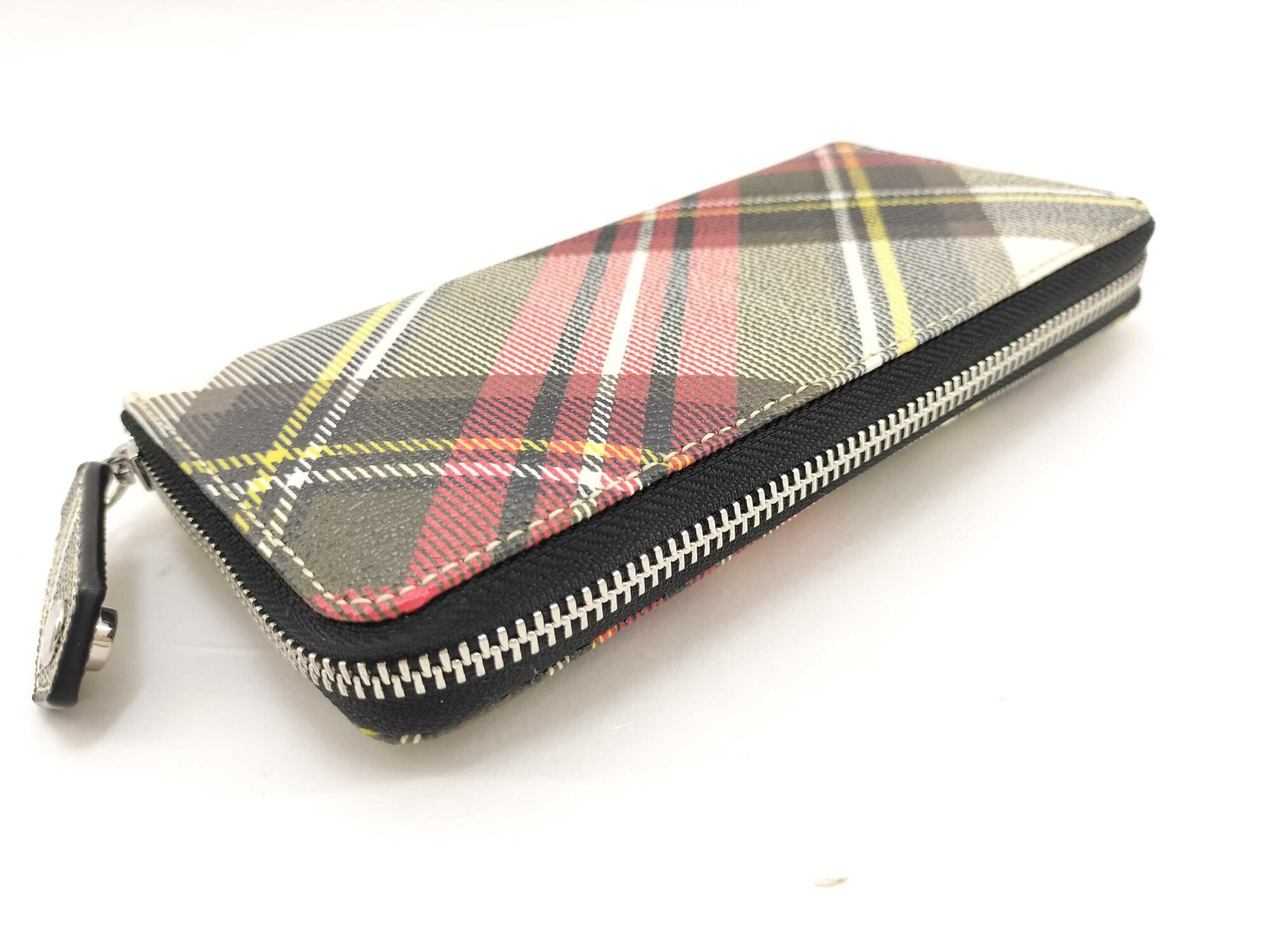 Vivienne Westwood Tartan Check Zip-Around Long Continental Wallet, additional view 8