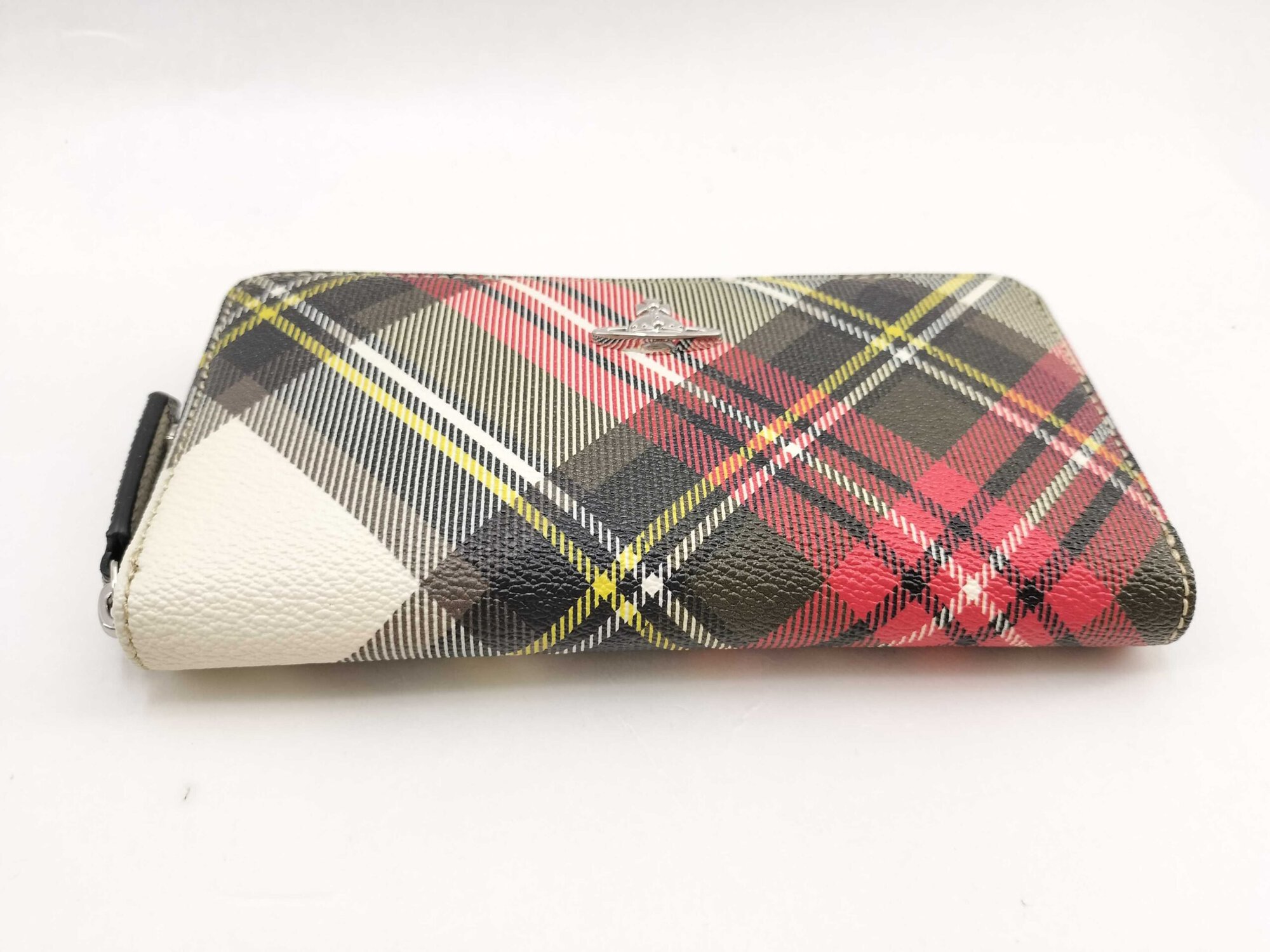 Vivienne Westwood Tartan Check Zip-Around Long Continental Wallet, additional view 5