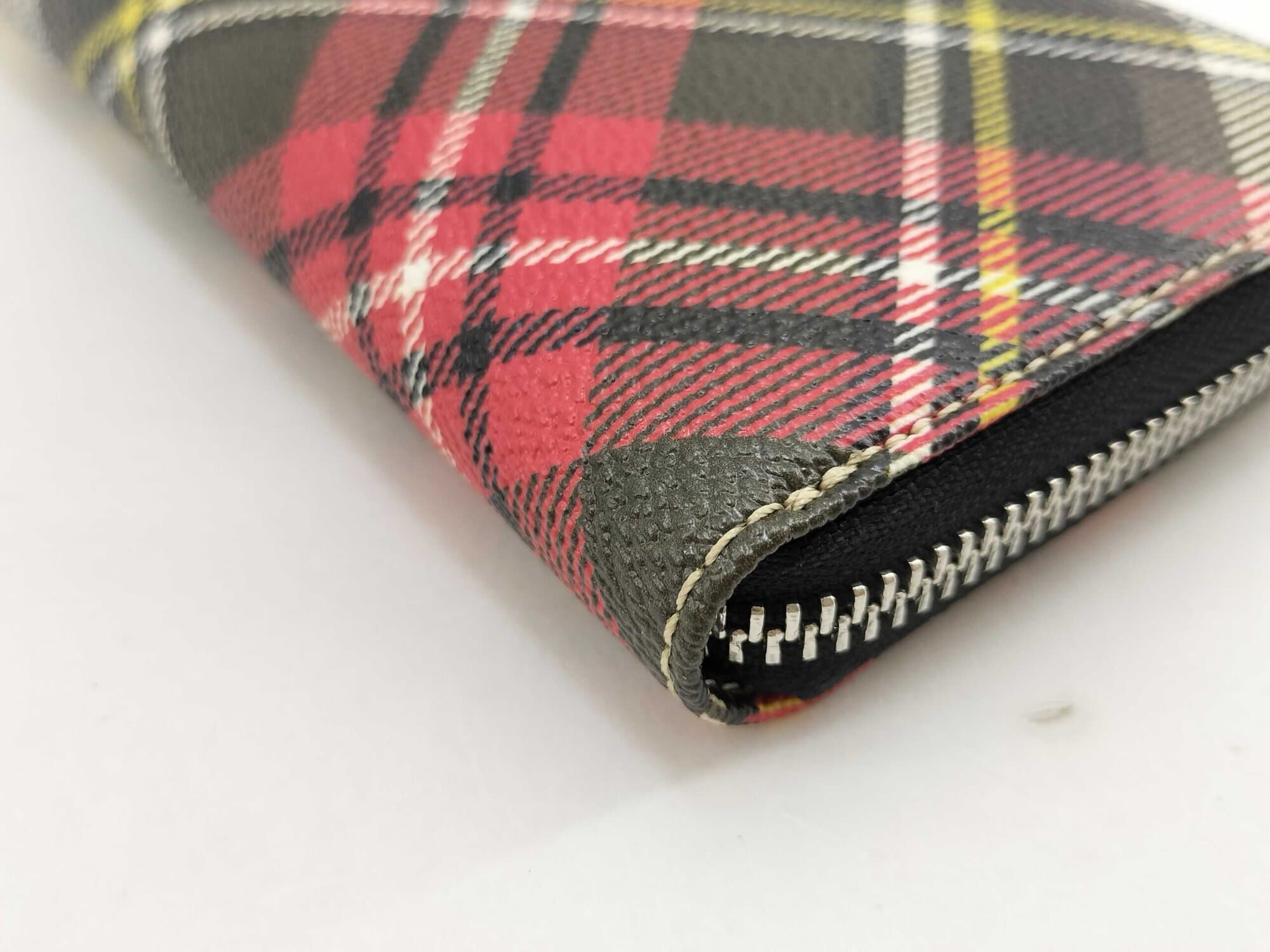 Vivienne Westwood Tartan Check Zip-Around Long Continental Wallet, additional view 4