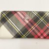 Vivienne Westwood Tartan Check Zip-Around Long Continental Wallet