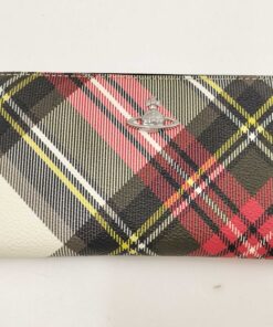 Vivienne Westwood Tartan Check Zip-Around Long Continental Wallet