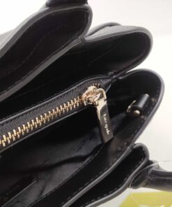 Kate Spade Black Pebbled Leather Dumpling Small Satchel Crossbody Bag - Image 7