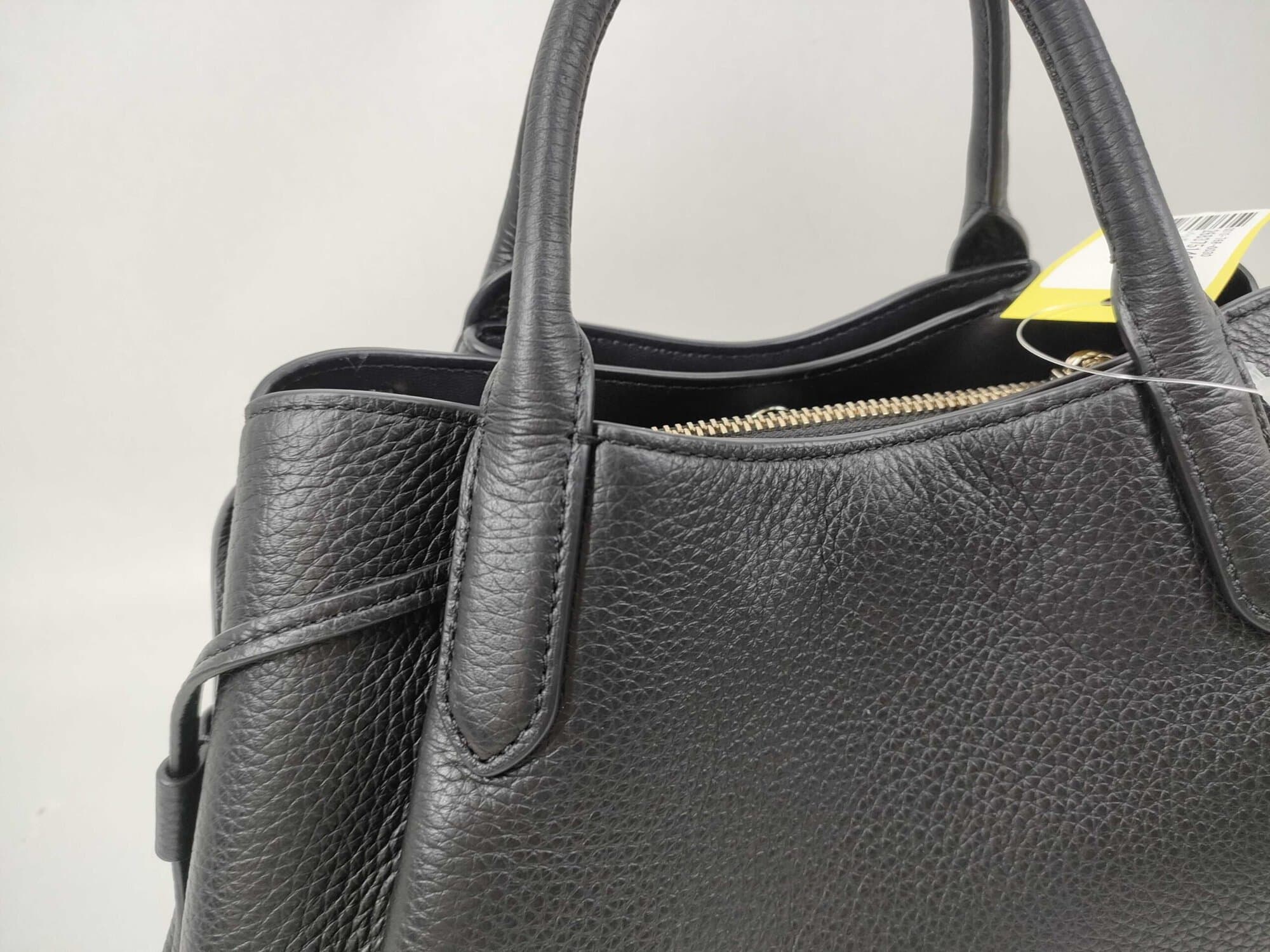 Kate Spade Black Pebbled Leather Dumpling Small Satchel Crossbody Bag - Image 3