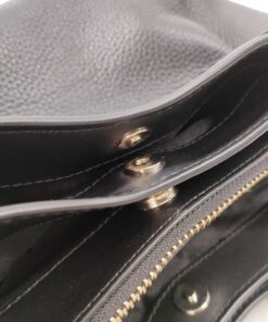 Kate Spade Black Pebbled Leather Dumpling Small Satchel Crossbody Bag - Image 8
