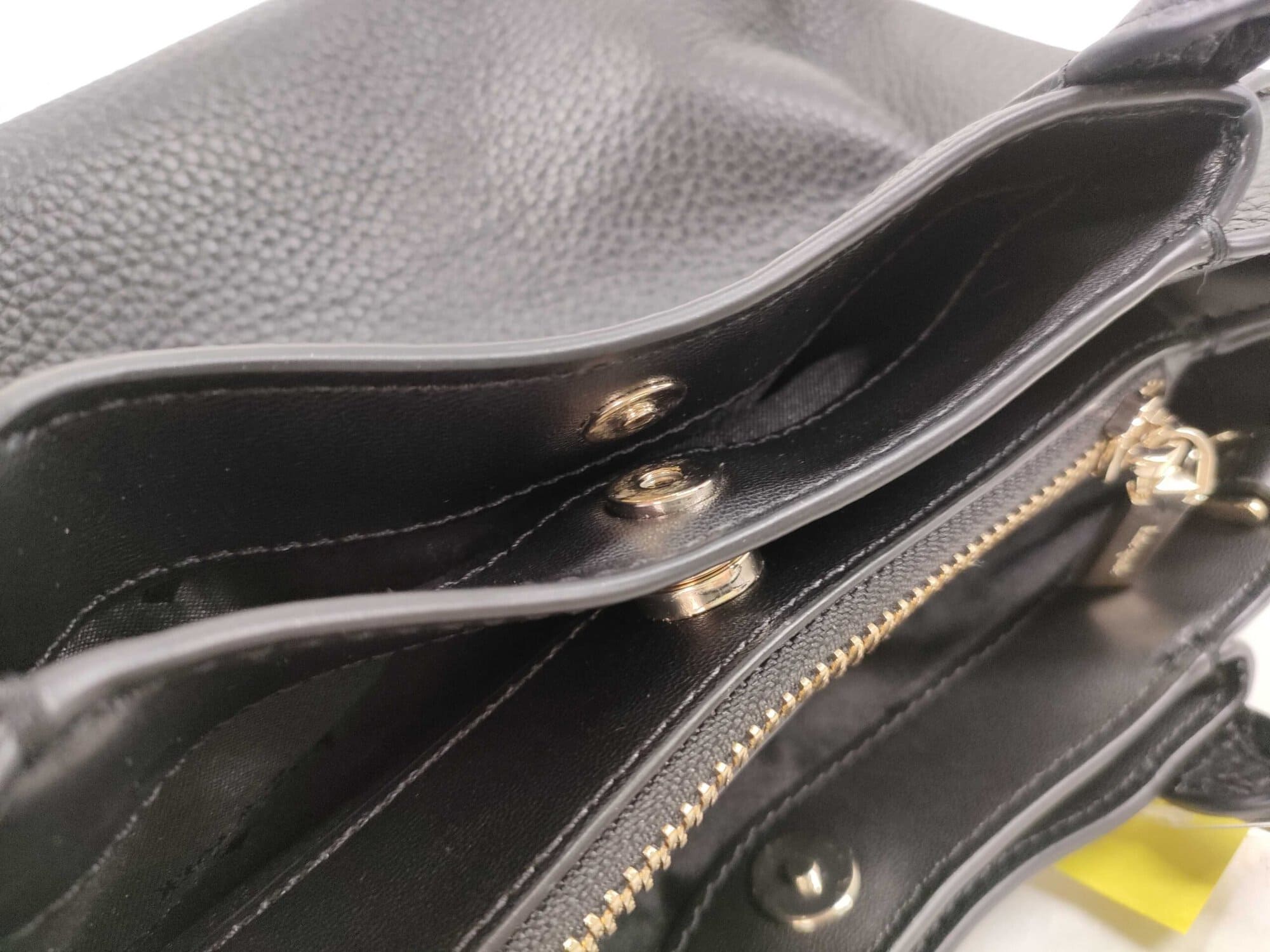 Kate Spade Black Pebbled Leather Dumpling Small Satchel Crossbody Bag - Image 8