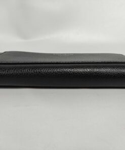 Kate Spade New York Eva Black Pebbled Leather Large Zip-Around Continental Wallet, additional view 5