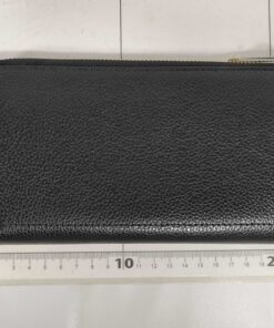 Kate Spade New York Eva Black Pebbled Leather Large Zip-Around Continental Wallet, additional view 2