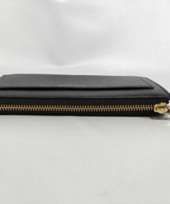 Kate Spade New York Eva Black Pebbled Leather Large Zip-Around Continental Wallet, additional view 7