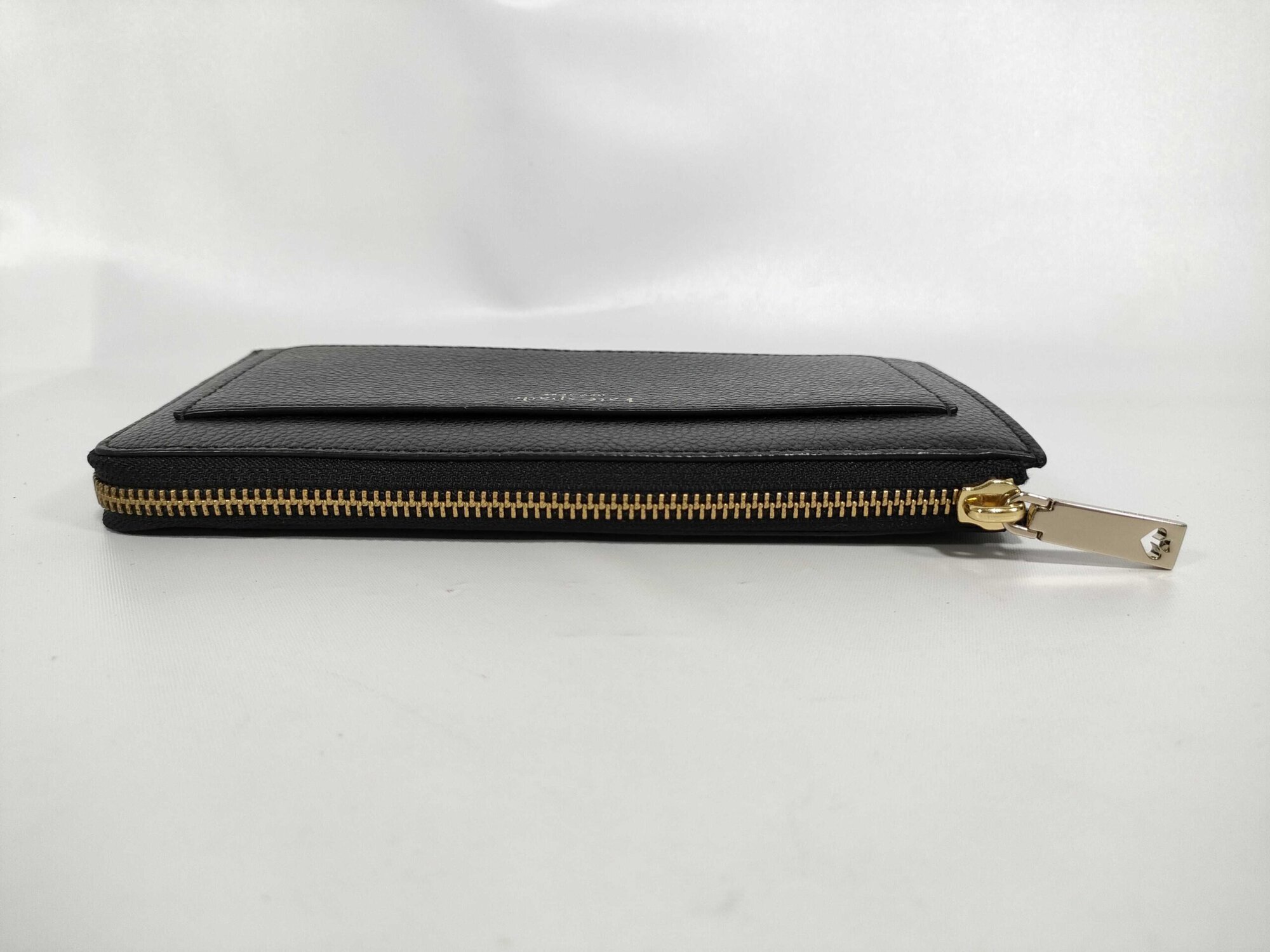 Kate Spade New York Eva Black Pebbled Leather Large Zip-Around Continental Wallet, additional view 7