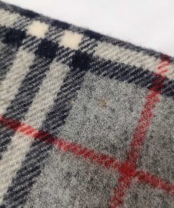 Vintage Burberrys of London Gray House Check 100% Pure Wool Oversized Scarf Shawl, additional view 7