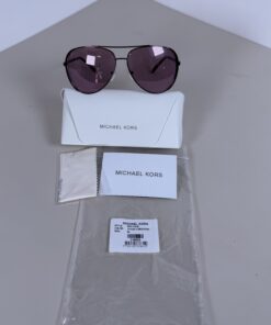 Michael Kors Chelsea Bright 1015AK Cordovan Aviator Full Rim Women's Sunglasses - Image 2