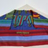 Hermès Paris "Les Sangles" Striped Belt Buckle 35" Silk Square Scarf