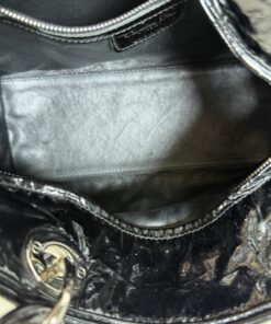 Dior Black Ultratglossy Patent Calfskin Cannage Medium Lady Dior Bag - Image 10