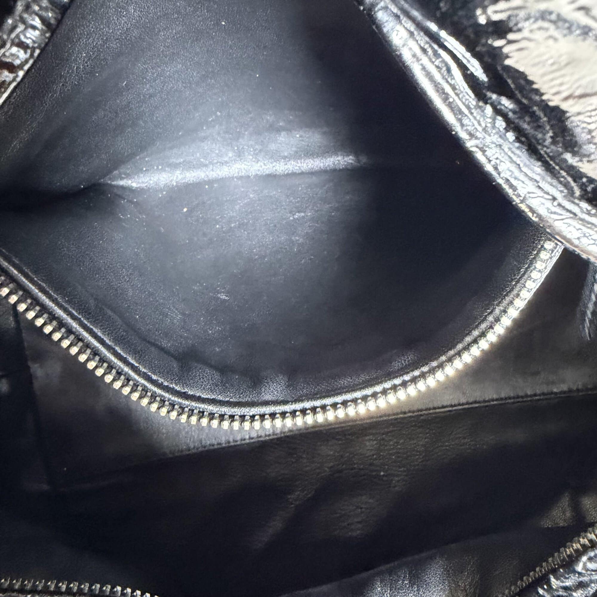 Dior Black Ultratglossy Patent Calfskin Cannage Medium Lady Dior Bag - Image 11