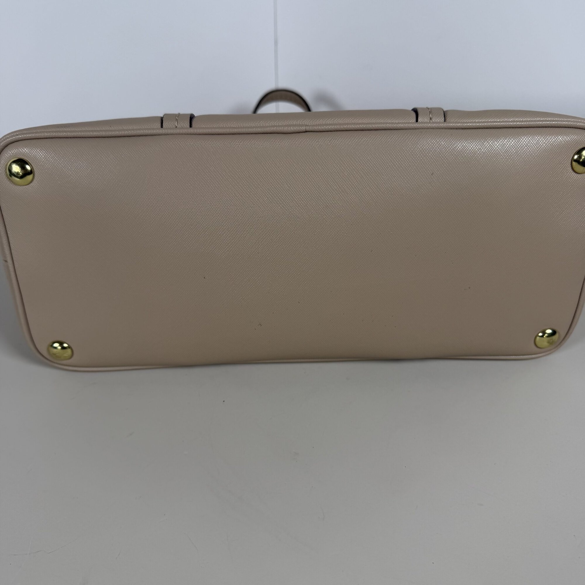 Coach Tan Saffiano Leather Peyton Cora Domed Satchel Bag - Image 3