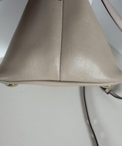 Coach Tan Saffiano Leather Peyton Cora Domed Satchel Bag - Image 4