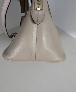 Coach Tan Saffiano Leather Peyton Cora Domed Satchel Bag - Image 5