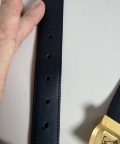 Louis Vuitton x Takashi Murakami Black Monogram Multicolore LV Cut Belt 85/34, additional view 6