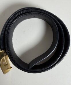 Louis Vuitton x Takashi Murakami Black Monogram Multicolore LV Cut Belt 85/34, additional view 9