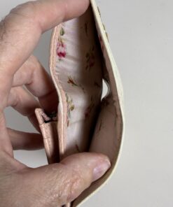 Gucci Bow GG Leather Compact Bifold Wallet Cream and Pink, additional view 9
