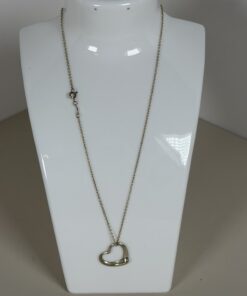 Tiffany & Co. Elsa Peretti Open Heart Pendant Necklace 925